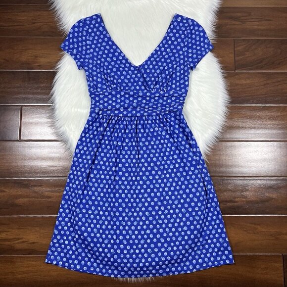 Lilly Pulitzer Women's Size Medium Royal Purple Spotted Winslow Dress‎ - Picture 1 of 11